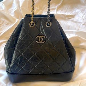 Chanel Gabriella backpack black